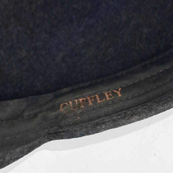 Scala Cuffley Charcoal Gray Wool Felt Newsboy Cap Hat Mens XL Retro Dapper - Picture 9 of 10